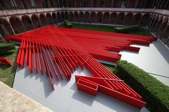 Nel giardino della Statale sboccia 'Future Flowers', l'istallazione di Libeskind Nel giardino della Statale sboccia 'Future Flowers', l'istallazione di Libeskind